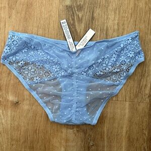 Victoria's Secret Blue Lace Panty